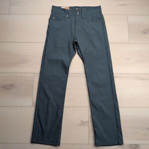 PrAna Brion Pants Mens 28x29 Blue Straight Leg Nylong Stretch Outdoors Hiking